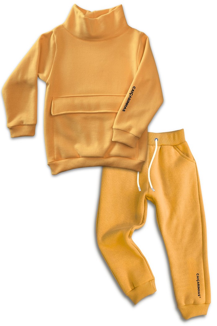 Kit Mostarda Casaco + Calça