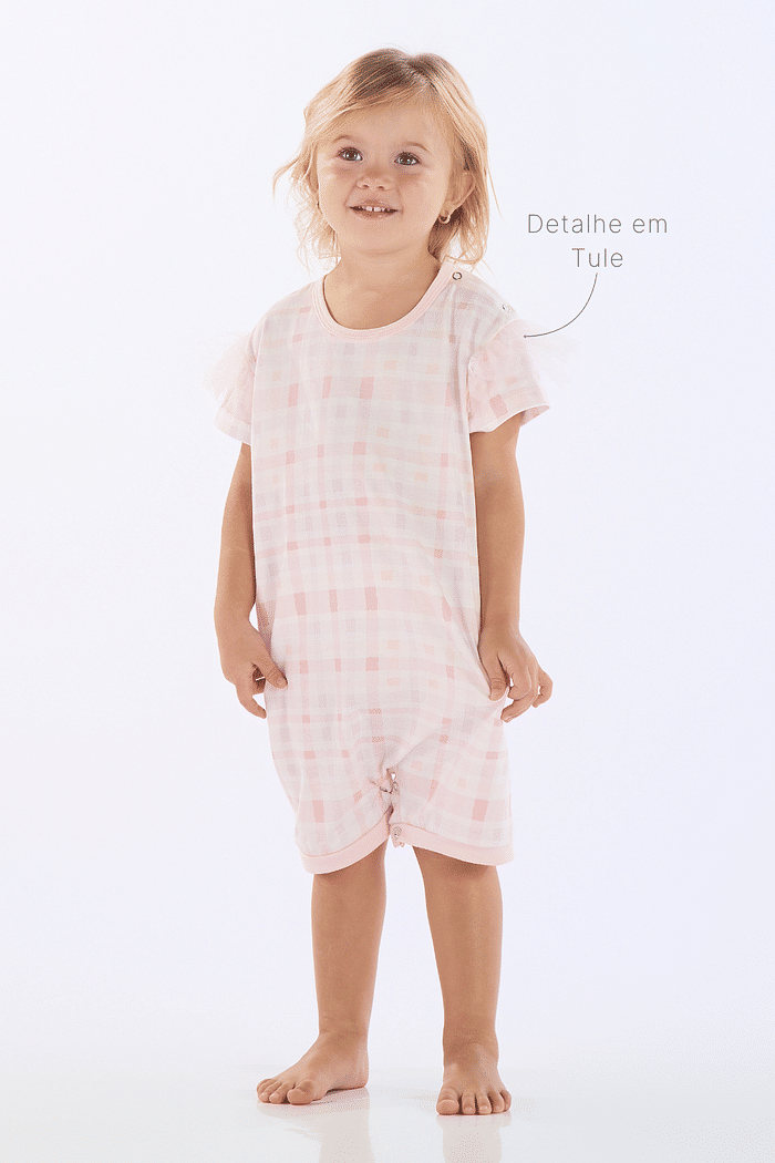 MACAQUINHO MEIA MANGA EM MALHA ROTATIVA FEMININO