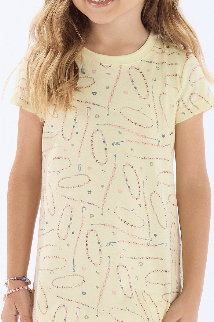 CAMISOLA MEIA MANGA EM MALHA ROTATIVA FEMININO 