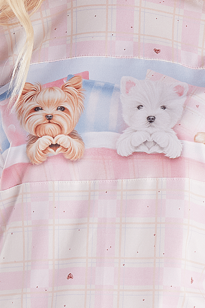 PIJAMA MANGA LONGA COM CALCA EM MODAL SUBLIMADO FEMININO