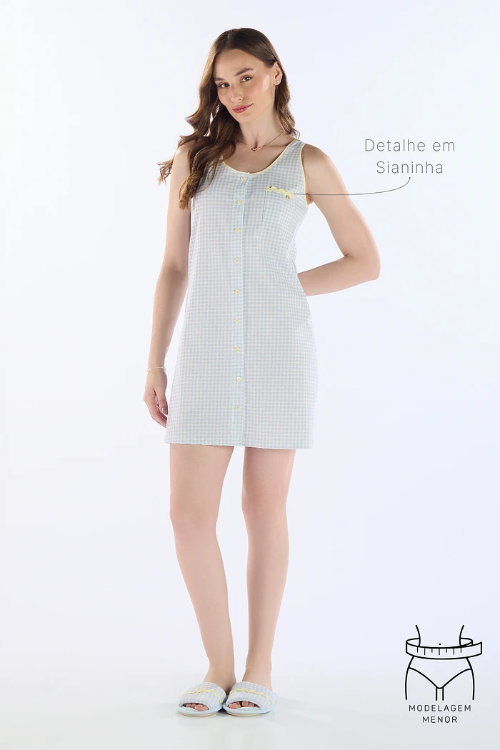 CAMISOLA REGATA ABERTURA FRONTAL EM MALHA ROTATIVA FEMININO 