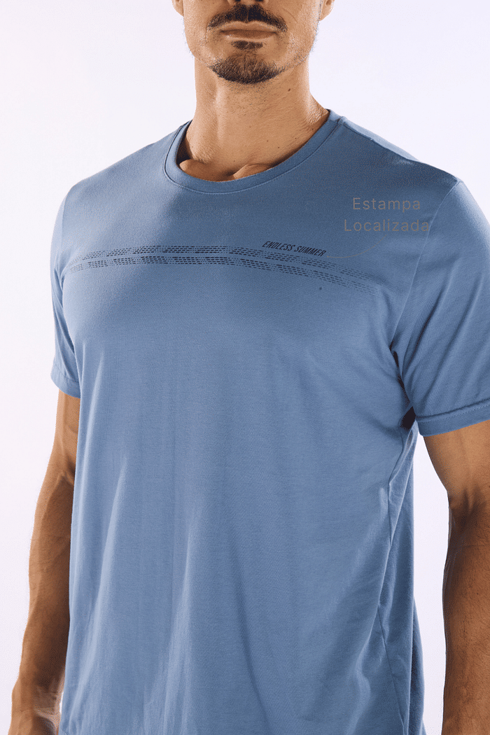 PIJAMA MEIA MANGA EM MEIA MALHA COM SAMBA CANÇÃO EM MALHA ROTATIVA MASCULINO 