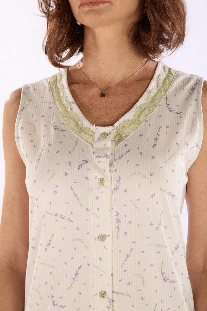 CAMISOLA REGATA ABERTURA FRONTAL EM MALHA ROTATIVA FEMININO 