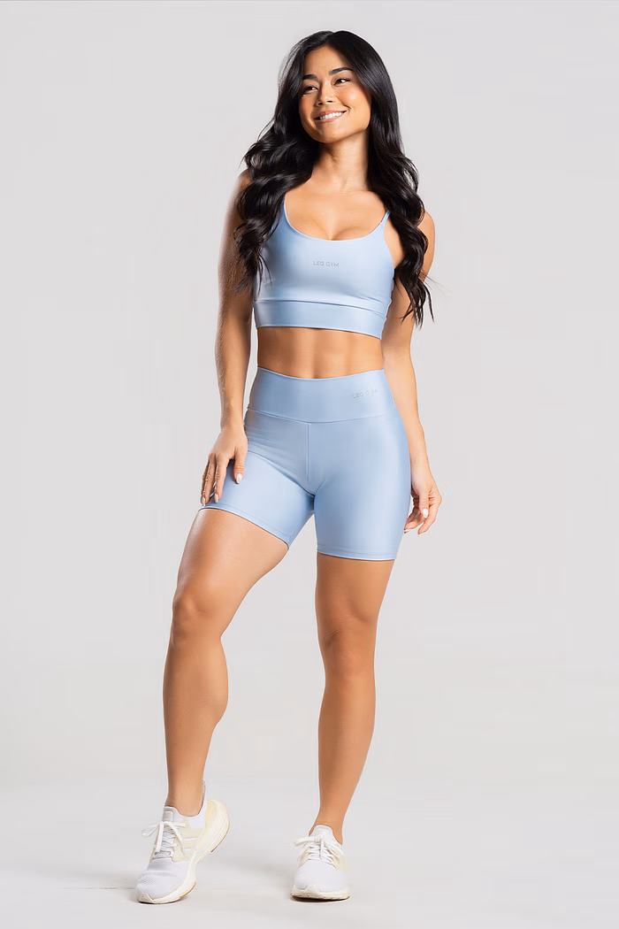 Conjunto Feminino Fitness Shorts e Top Céleste
