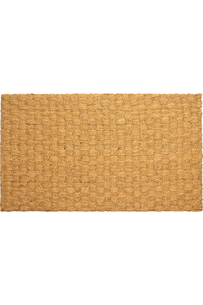 Tapete Capacho Fibra de Coco 45x75 Trança