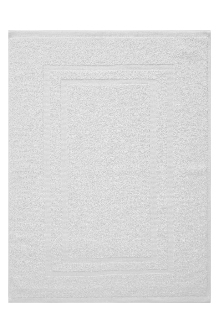 Toalha de Piso Felpudo Base 50x70cm 650g/m2 Branco