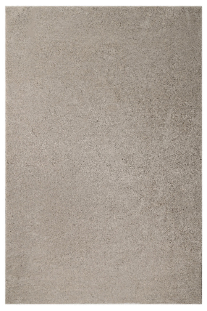 Tapete Nolla 140x200 Bege Antiderrapante