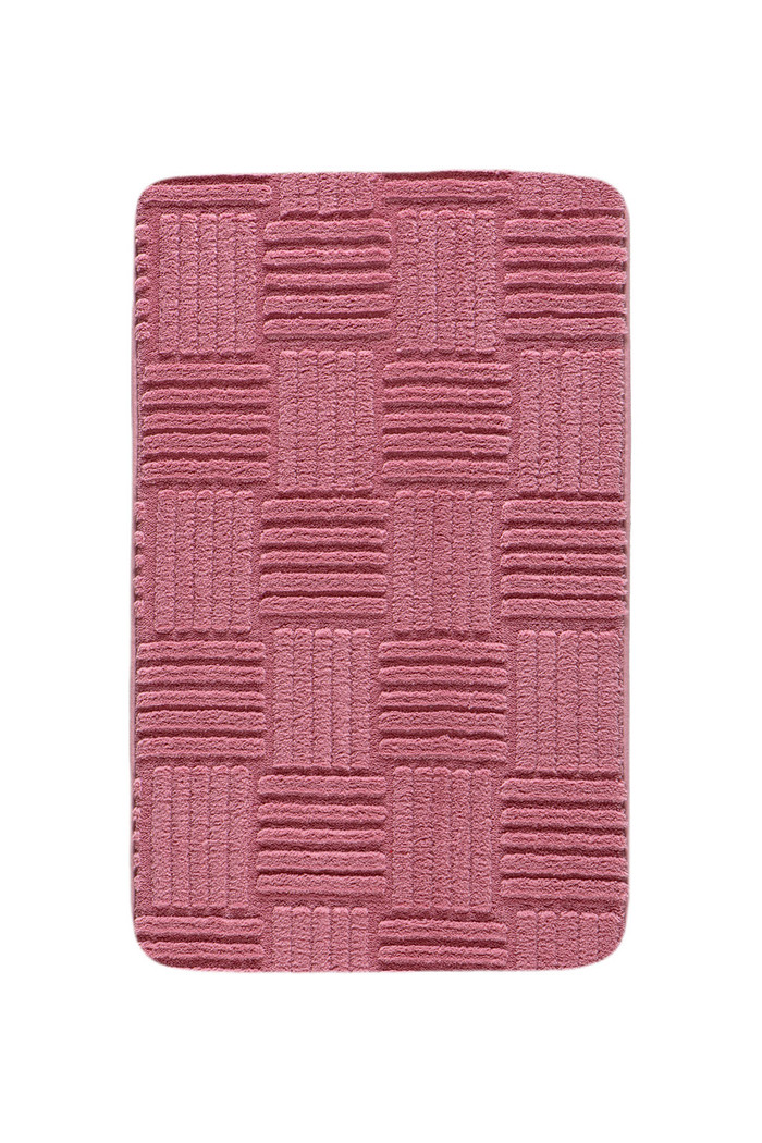 Tapete Banheiro Flufy Microfibra Antiderrapante 45x65 - Rosa