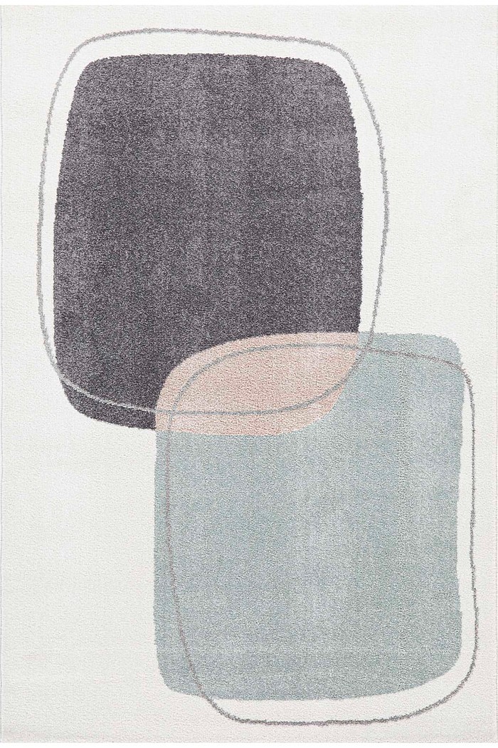 Tapete para Sala Grande Hathor Organico Off White 140x200