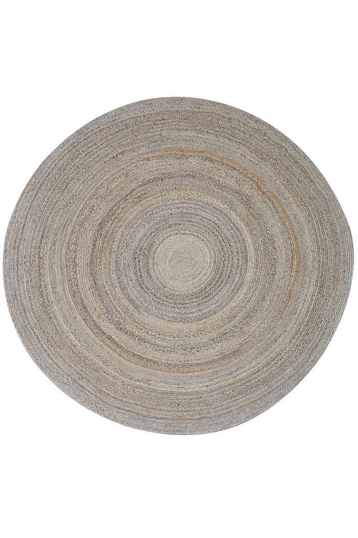 Tapete Sala Juta Redondo 3,0m Nature Corrientes