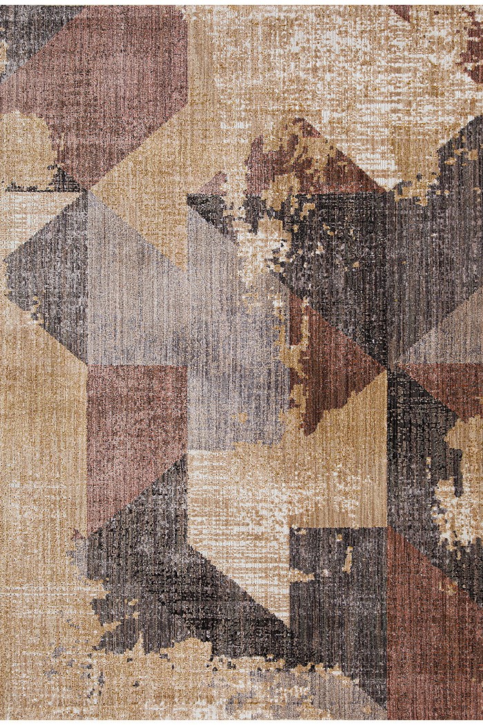 Tapete para Sala Leone Estonado Tons Terrosos 250x350