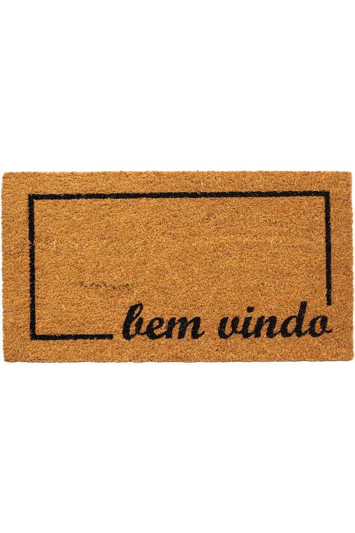 Tapete Capacho Fibra de Coco 33x60 Bem Vindo 28