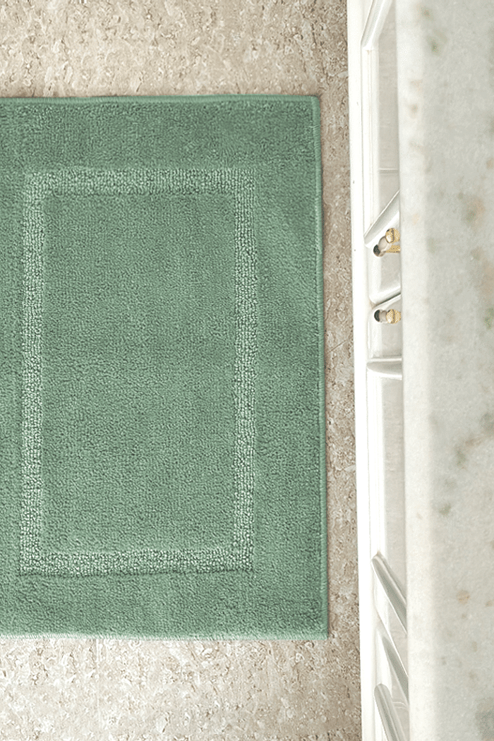 Tapete de Banheiro Antiderrapante Super Soft Prime - Verde 65x45