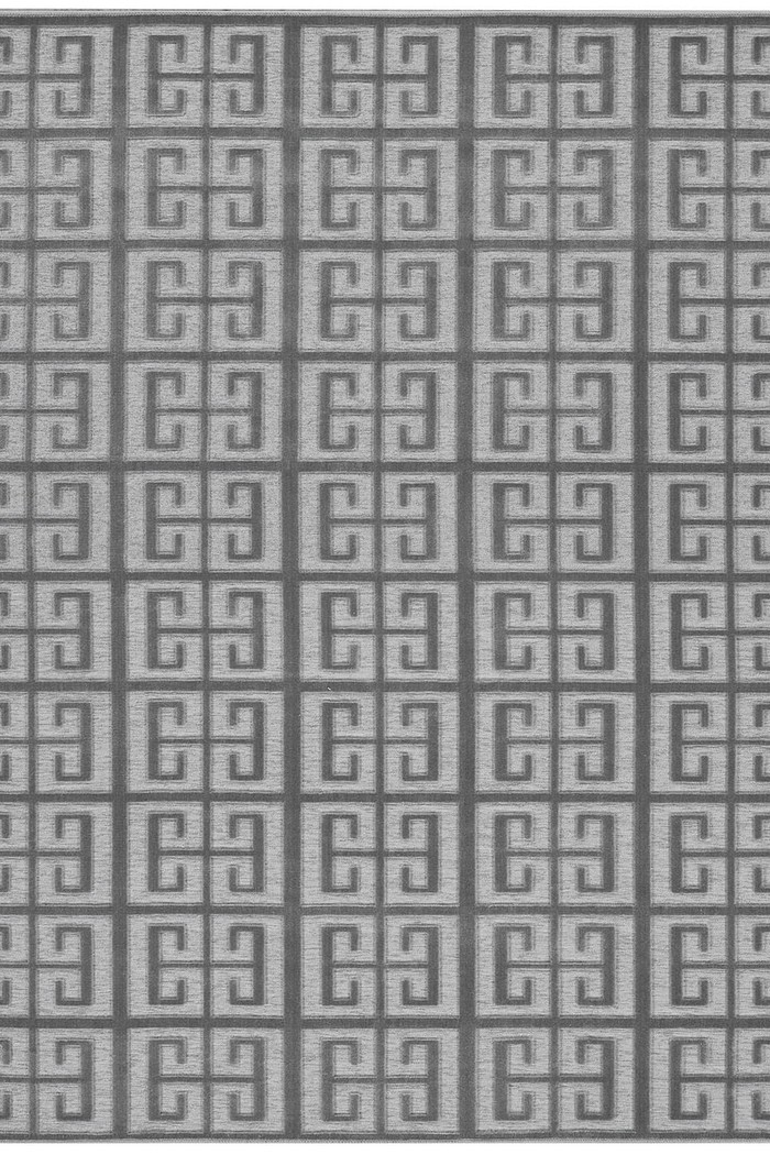 Tapete de Sala Egipcio Alto e Baixo Relevo Ultramacio Magic Cinza 200x300