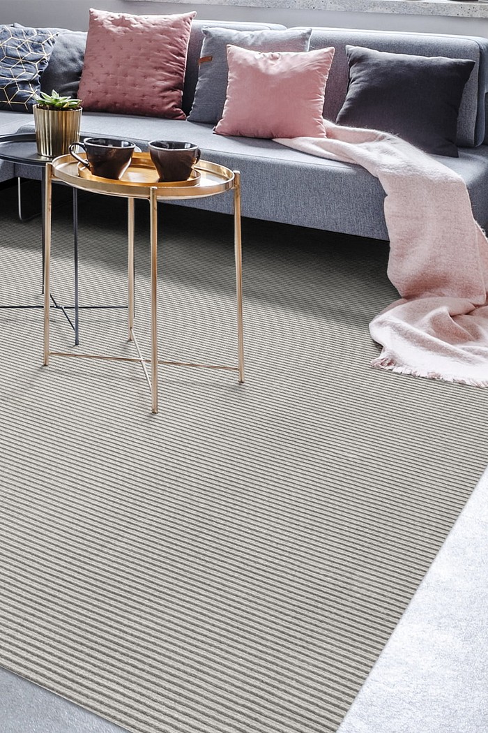 Tapete de Sala Turco Sofy Canelado - Bege 200x250