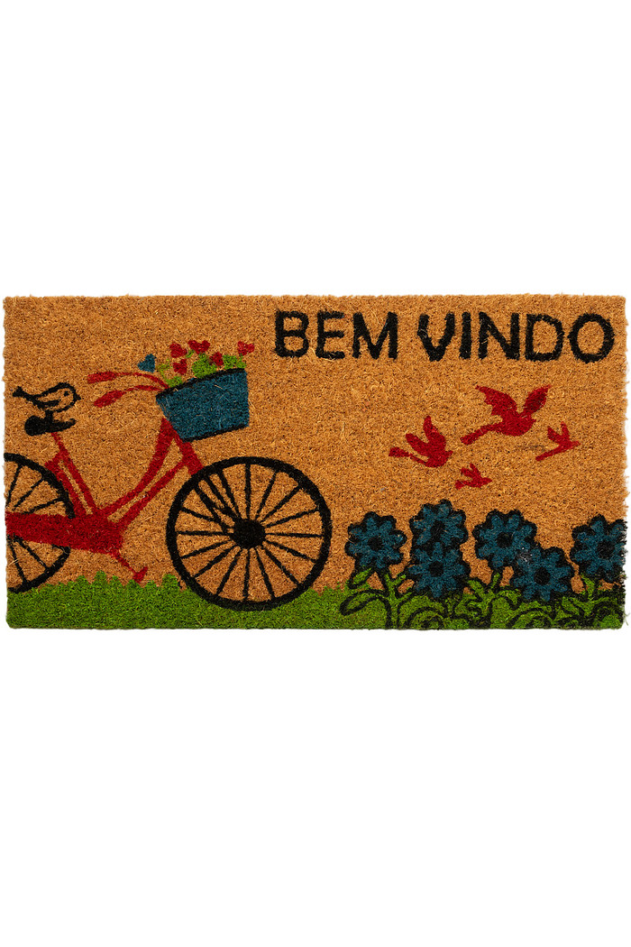 Tapete Capacho Fibra de Coco 33x60 Bem Vindo 22