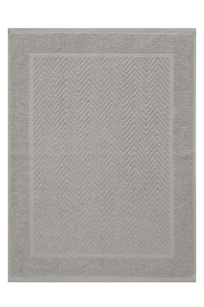 Toalha de Piso Felpudo 50x70cm 650g/m2 Cinza