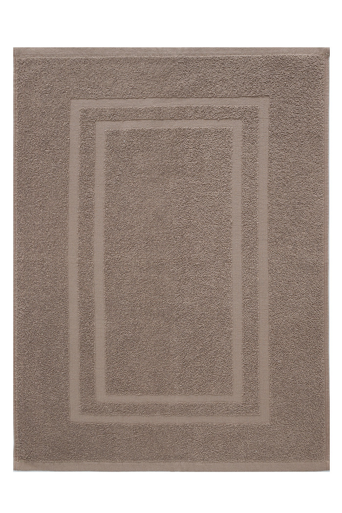 Toalha de Piso Felpudo Base 50x70cm 650g/m2 Taupe