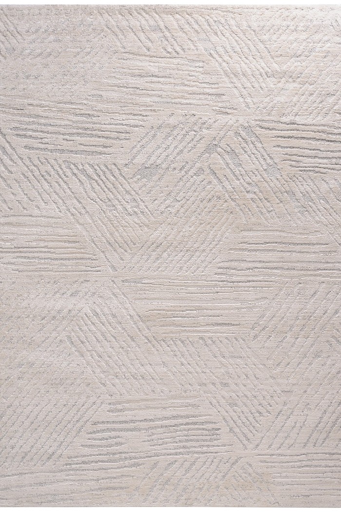 Tapete para Sala Grande Atto Mesclado Off White e Cinza 02 250x340