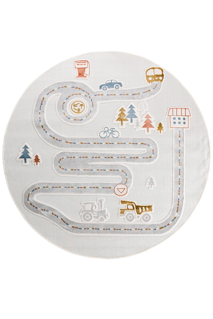 Tapete Infantil Pedagógico Redondo 1,50m Buba