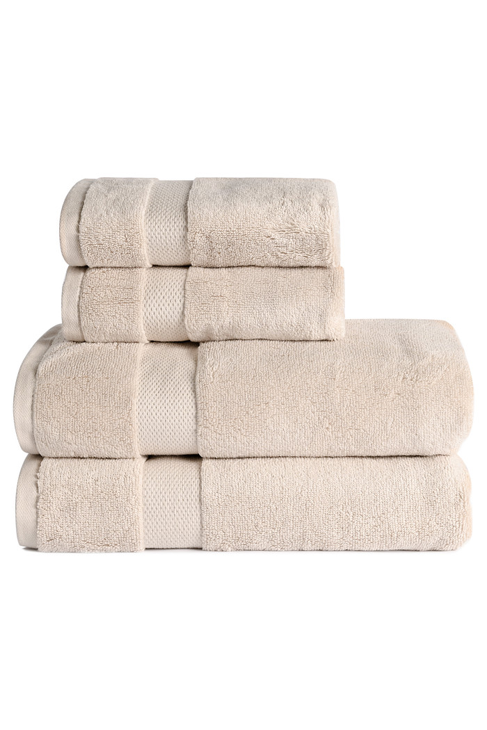 Jogo de Toalha Banho 500g 4 peças Super Soft Zero Twist - Bege