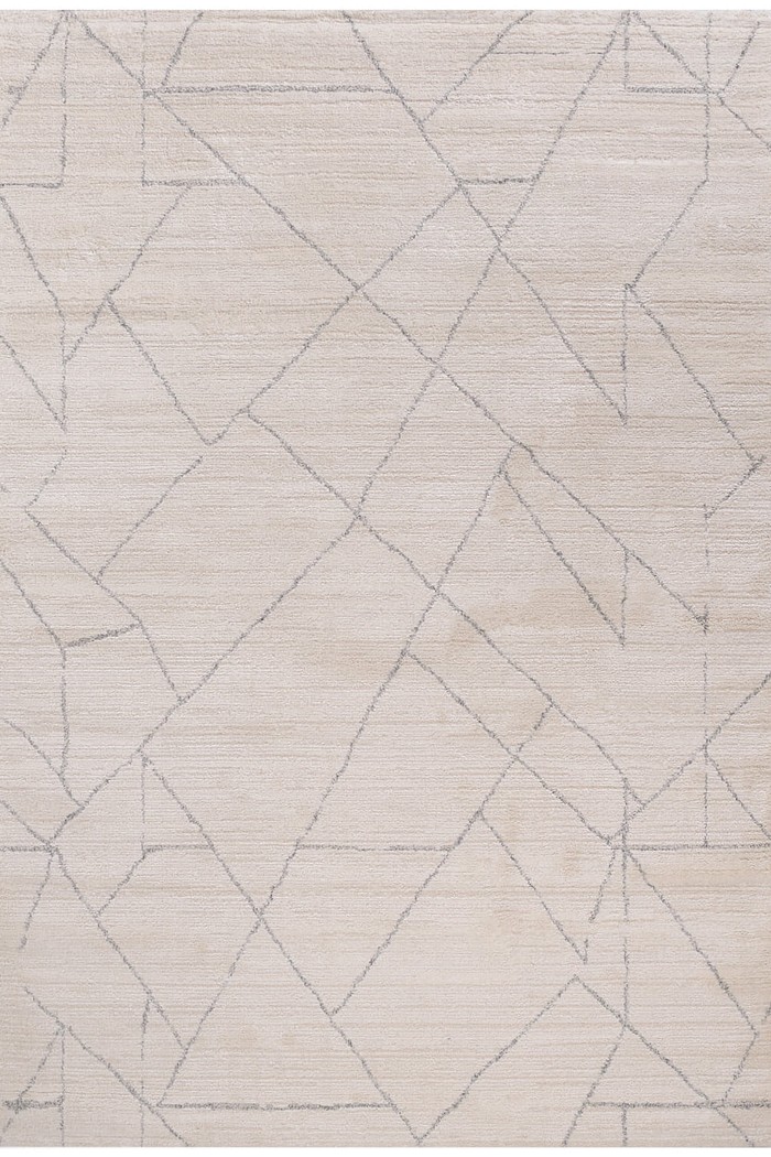 Tapete para Sala Grande Fantasy Estonado Riscado Off White 02 140x200