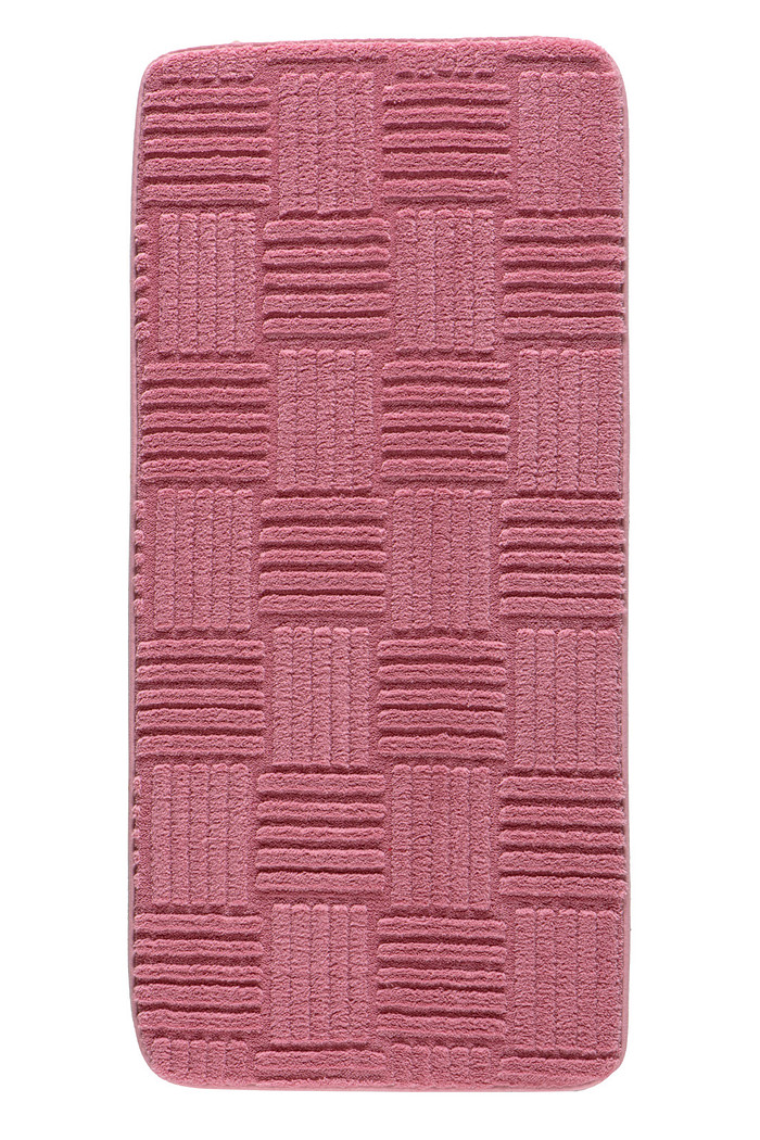 Tapete Banheiro Flufy Microfibra Antiderrapante 45x100 - Rosa