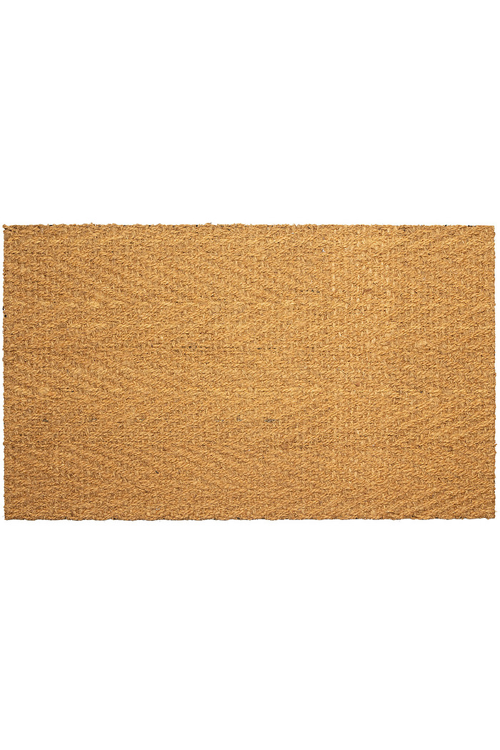 Tapete Capacho Fibra de Coco 45x75 Chevron