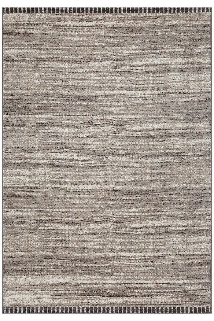 Tapete para Sala 240x300 Nord Estonado Chumbo e Bege