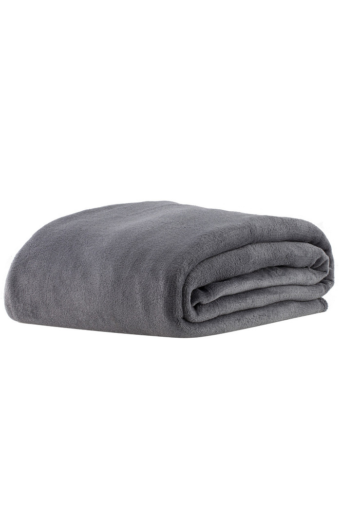 Manta de Microfibra Queen 180 gramas/m² Roma - Cinza