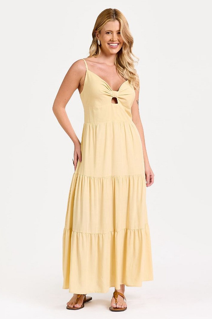 VESTIDO DECOTE V GRAZI BV