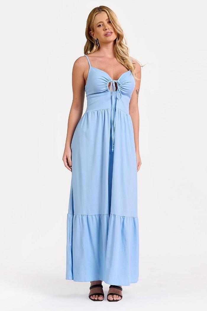 VESTIDO AMARRAÇAO DECOTE CAMINHOS