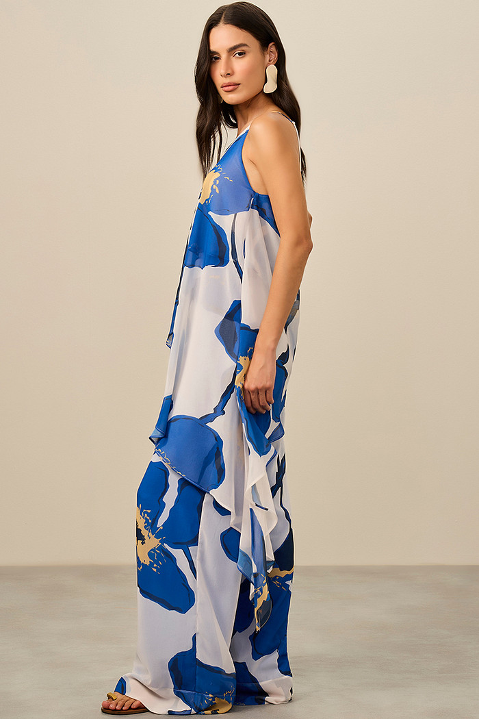 CALÇA PANTALONA ESTAMPADA