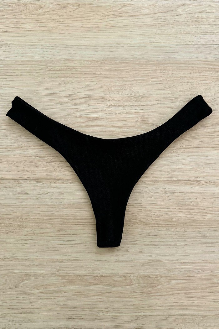 CALCINHA ASA DELTA CANELADO PRETO