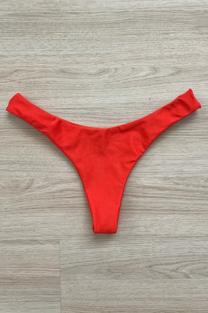 CALCINHA ASA DELTA CANELADO LARANJA