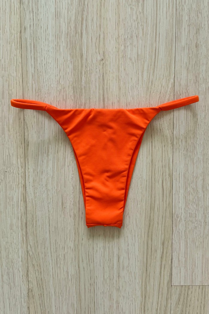 CALCINHA DE BIQUÍNI FIXA FIO DUPLO CARLY ORANGE
