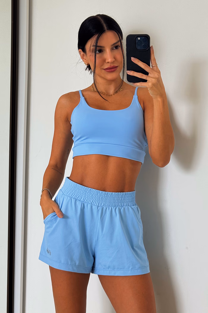 Conjunto: TOP e SHORTS SKY