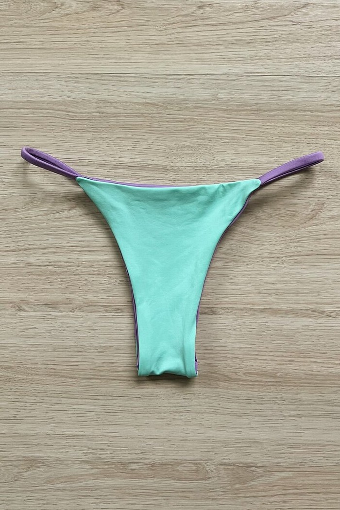 CALCINHA KIM LILÁS+MINT