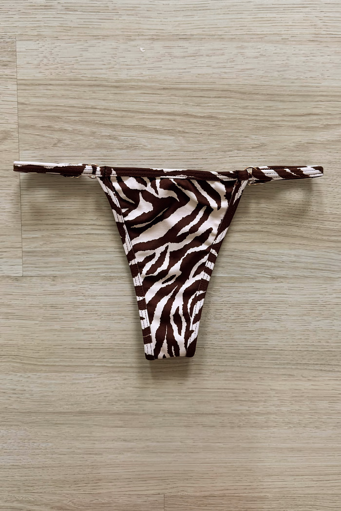 CALCINHA SUZY ZEBRA MARROM