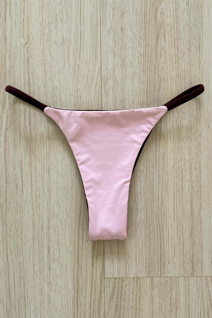 CALCINHA DE BIQUÍNI DUPLA FACE KIM BLOSSOM+FONDUE