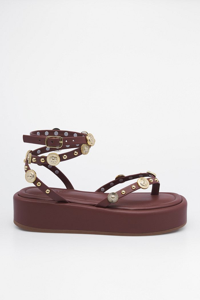 SANDÁLIA BRENDA MARROM