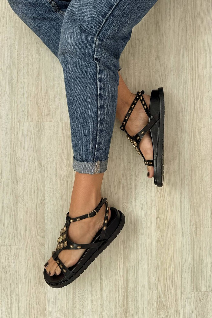 Sandália Manuela Preta