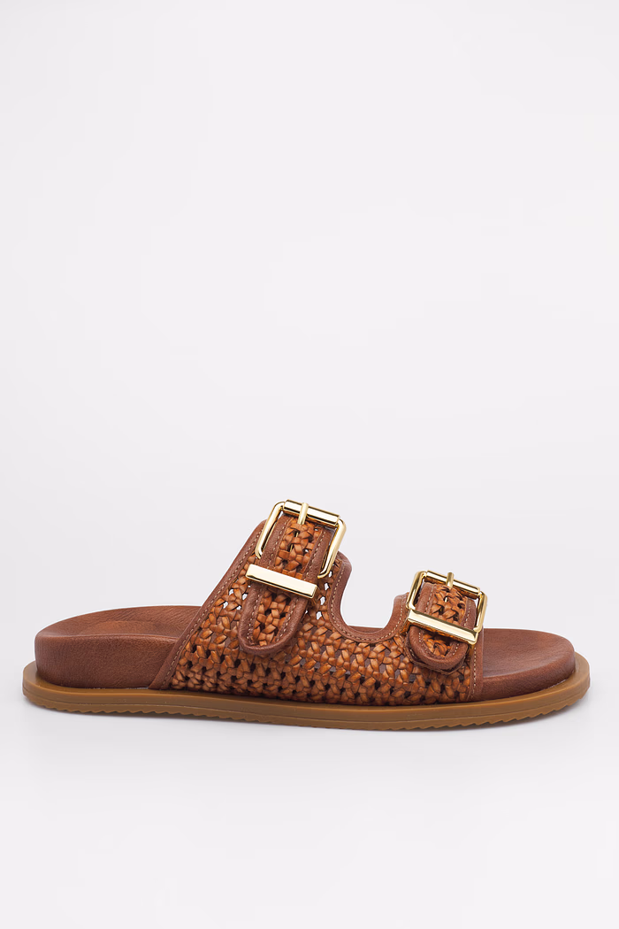 Birken Katy Caramelo Papete com Fivelas