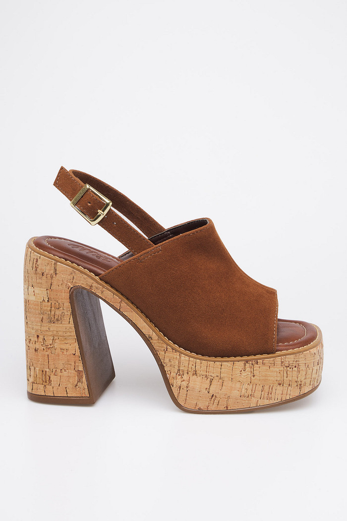 Sandália Tânia Caramelo