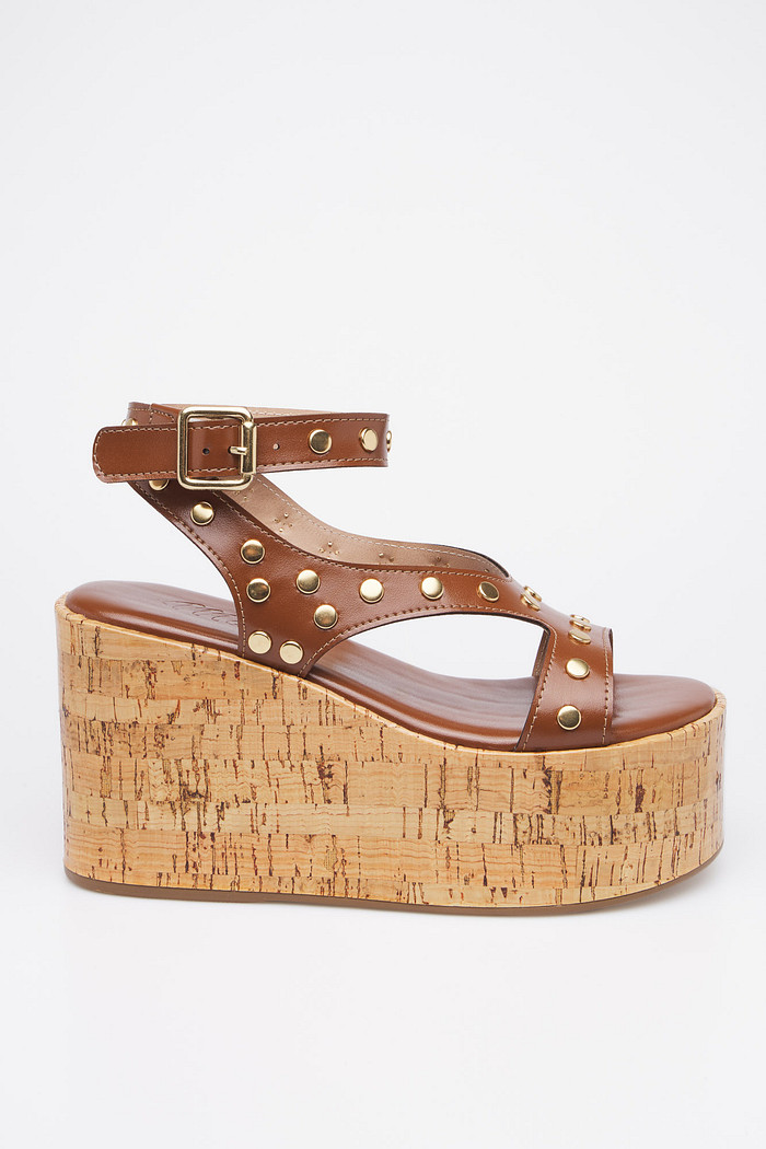 Sandália Jaqueline Caramelo