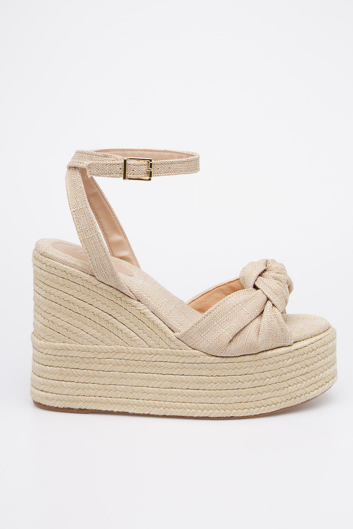 Sandália Karina Bege