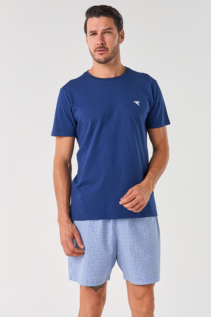 PIJAMA CURTO MASCULINO - CLÁSSICOS CAMBRAIA