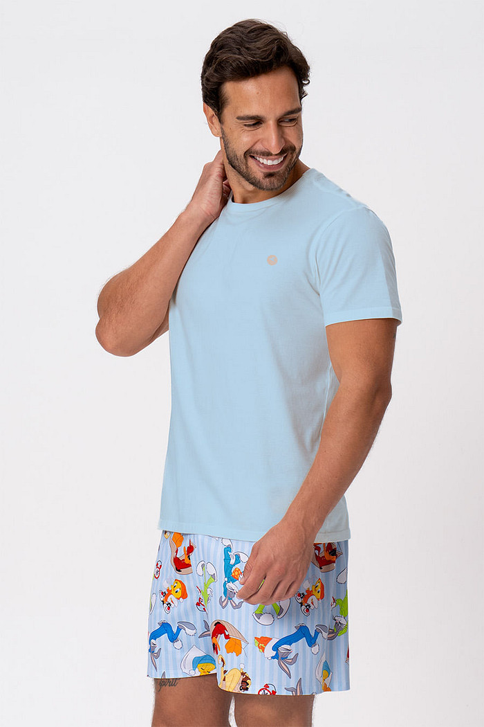 PIJAMA MASCULINO CURTO - LOONEY NIGHT