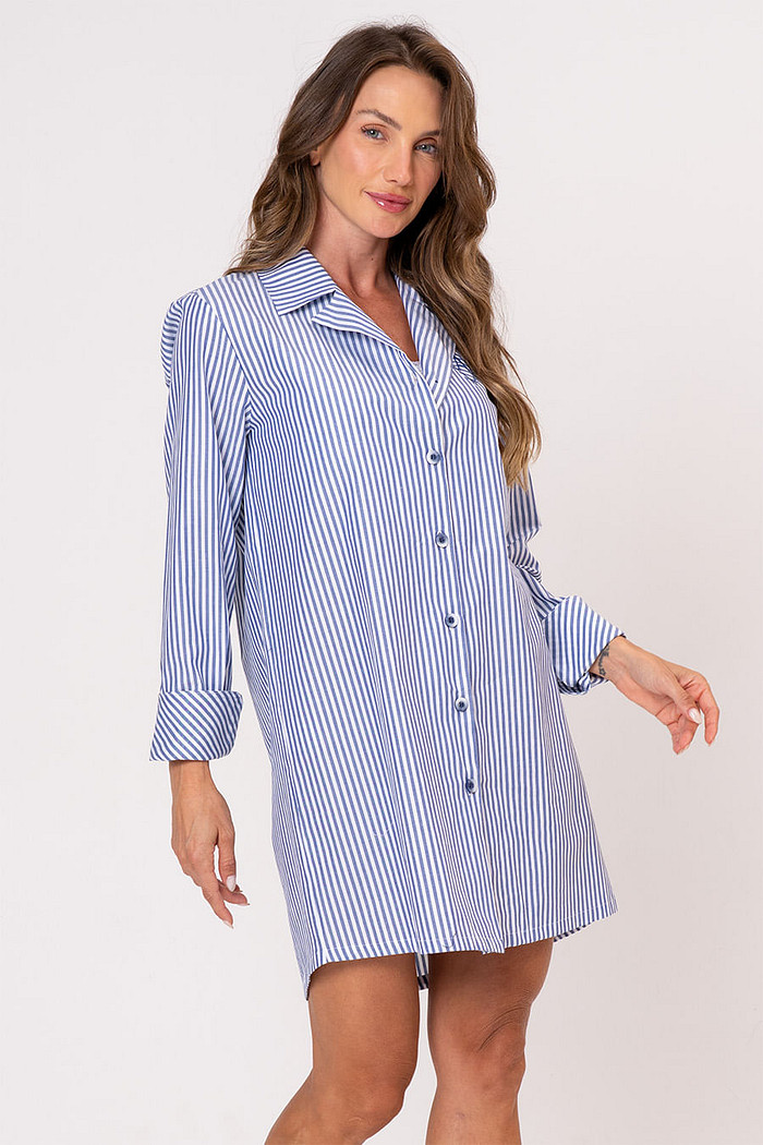 CAMISOLA CHEMISE DE CAMBRAIA - CLÁSSICO ILHAS GREGAS