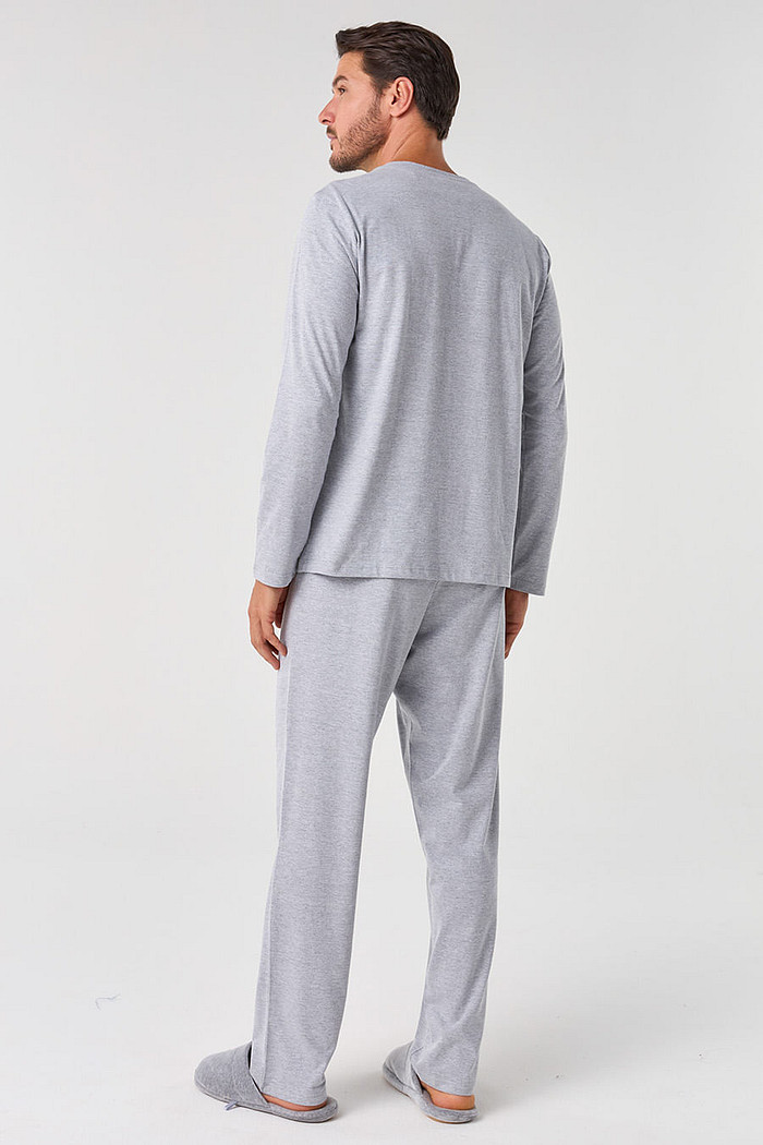 PIJAMA LONGO MEIA MALHA - ETERNO MASCULINO
